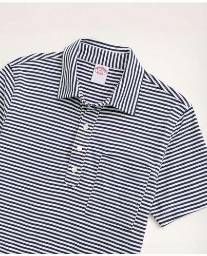 Big & Tall Vintage Jersey Feeder Stripe Polo Shirt