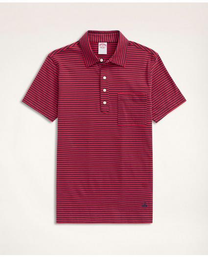 Big & Tall Vintage Jersey Feeder Stripe Polo Shirt