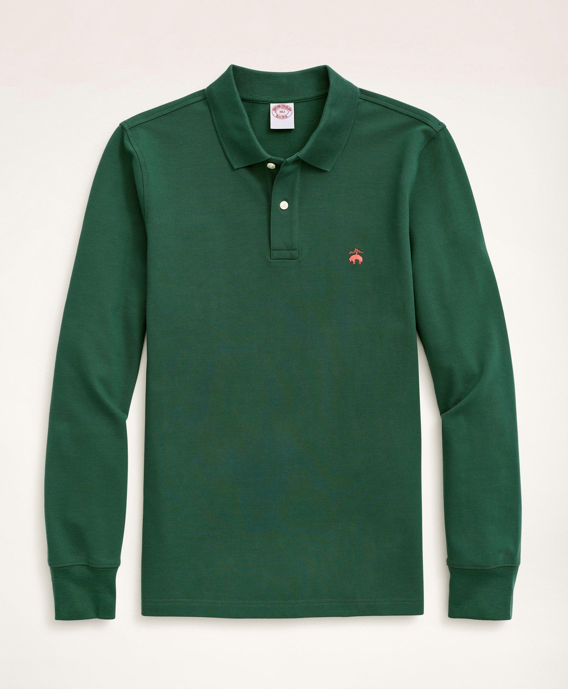 Brooks brothers long sleeve polo clearance shirts