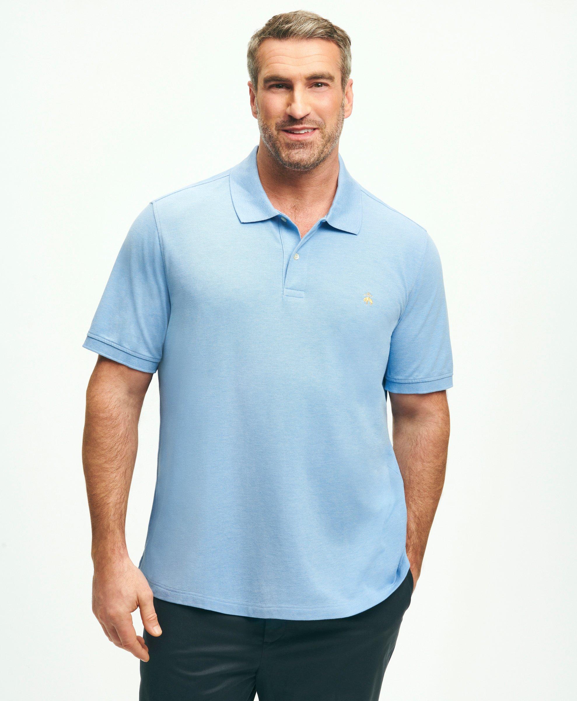 Brooks Brothers Golden Fleece Big & Tall Stretch Supima Polo Shirt | Blue | Size 4x