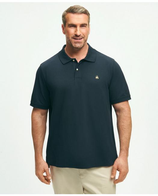 Brooks Brothers Golden Fleece Big & Tall Stretch Supima Polo Shirt | Navy | Size 4x