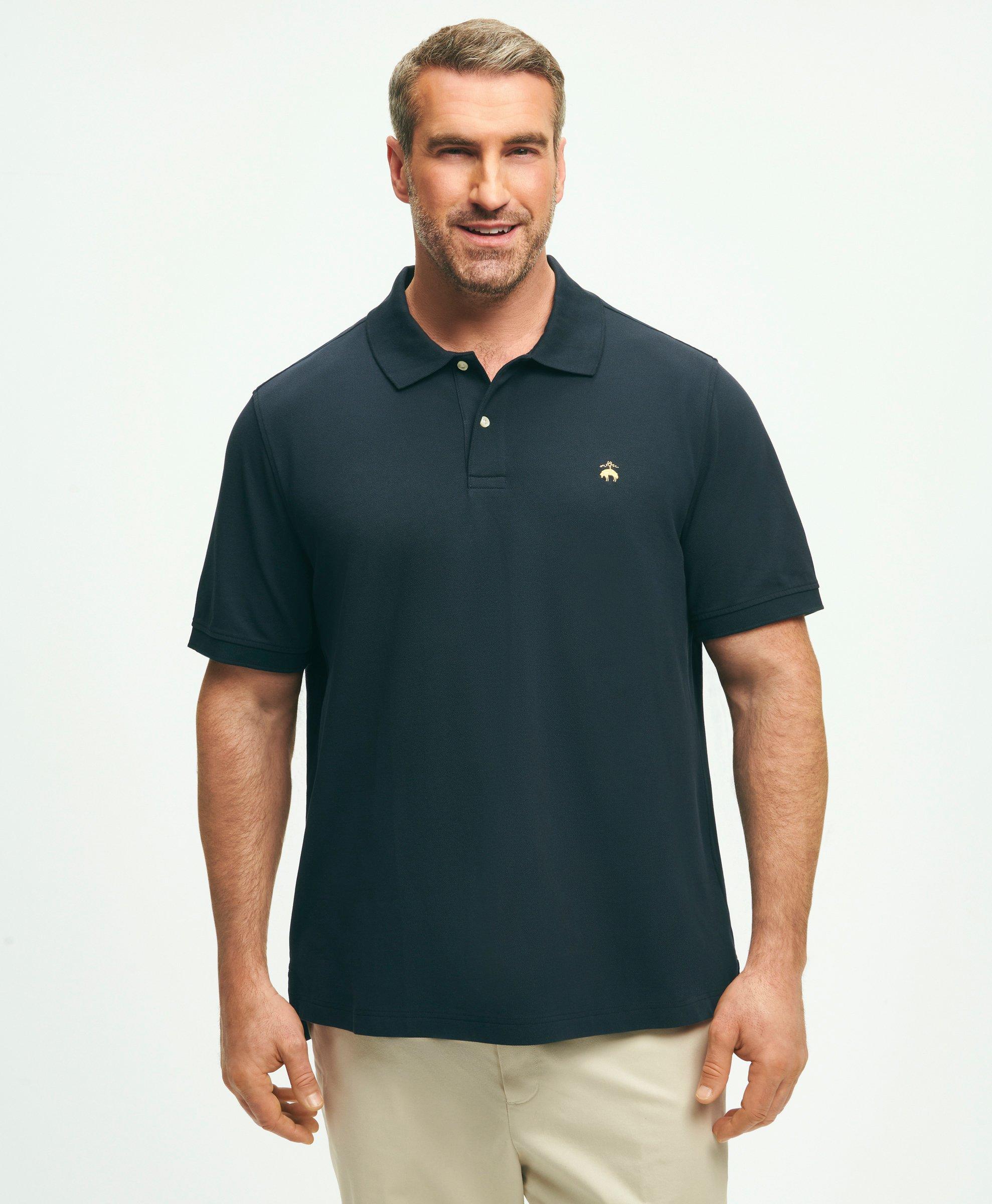 Brooks Brothers Golden Fleece Big & Tall Stretch Supima Polo Shirt | Navy | Size 3x