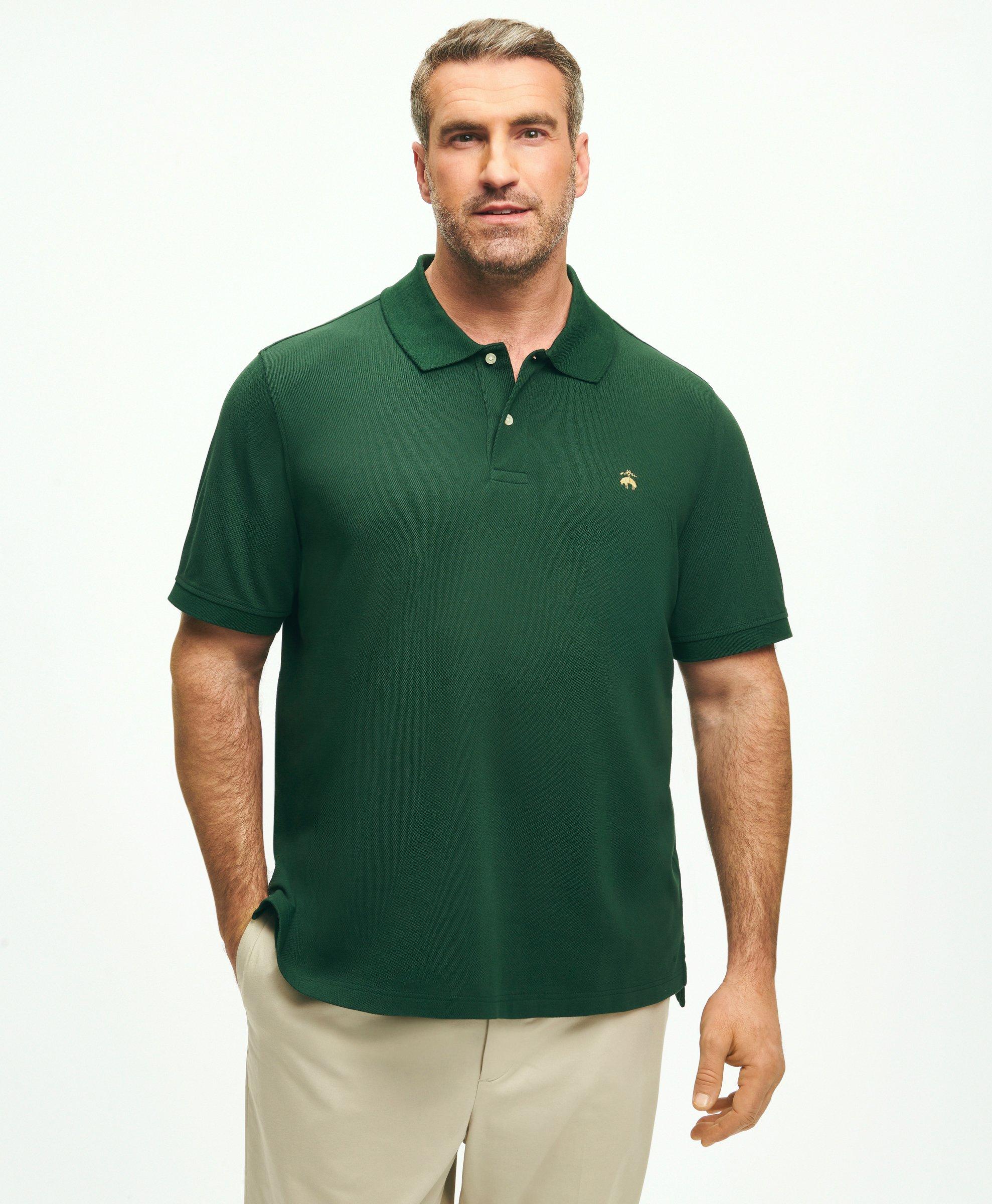 Brooks Brothers Golden Fleece Big & Tall Stretch Supima Polo Shirt | Pine Green | Size 4x