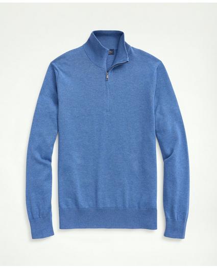 Big & Tall Supima Cotton Half-Zip Sweater