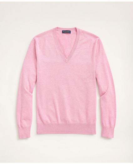 Big & Tall Supima Cotton V-Neck Sweater