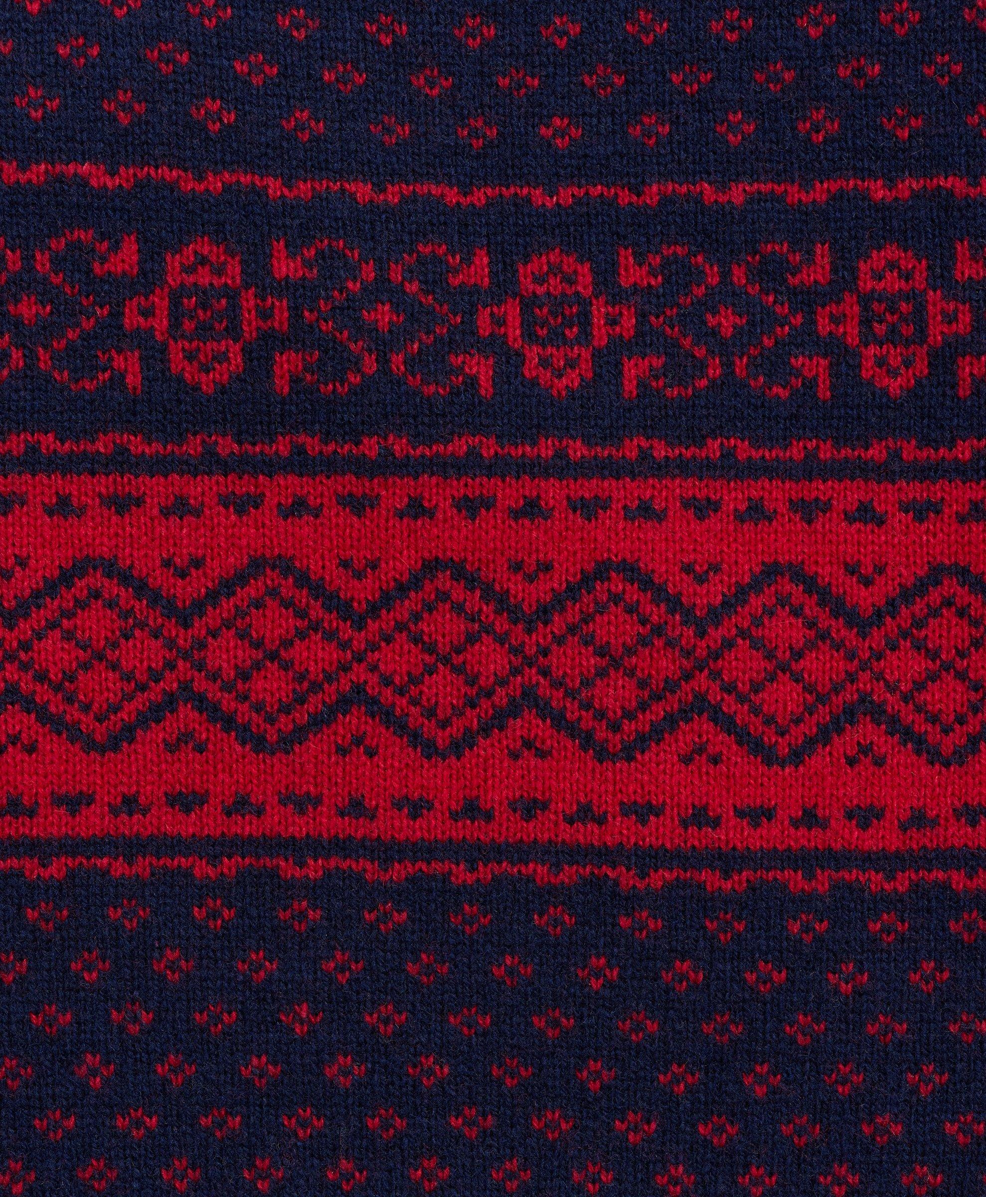 Big & Tall Merino Wool Fair Isle Sweater