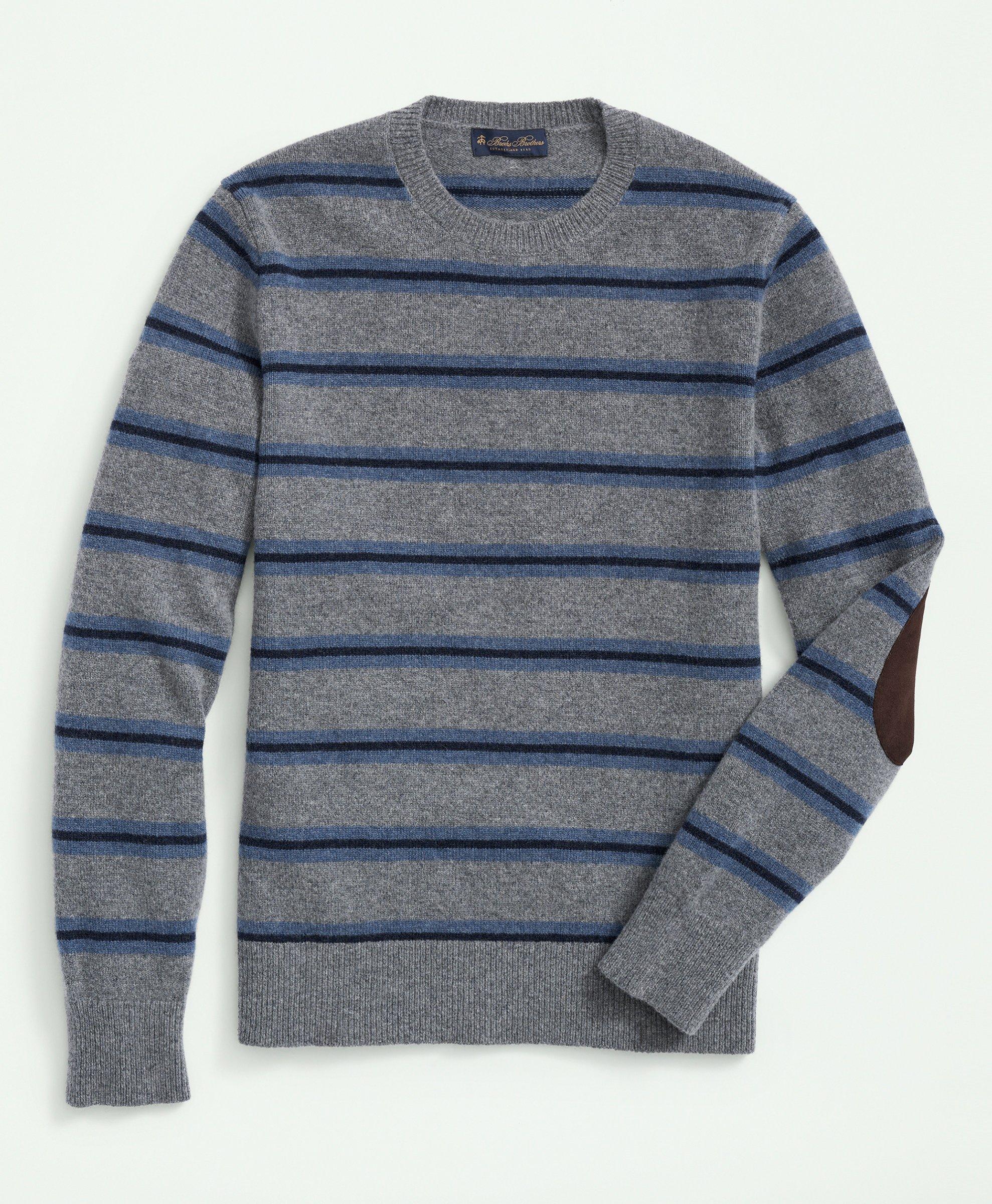 Men's sweater with leather hotsell elbow patches