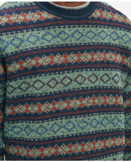Big & Tall Lambswool Archive Intarsia Sweater