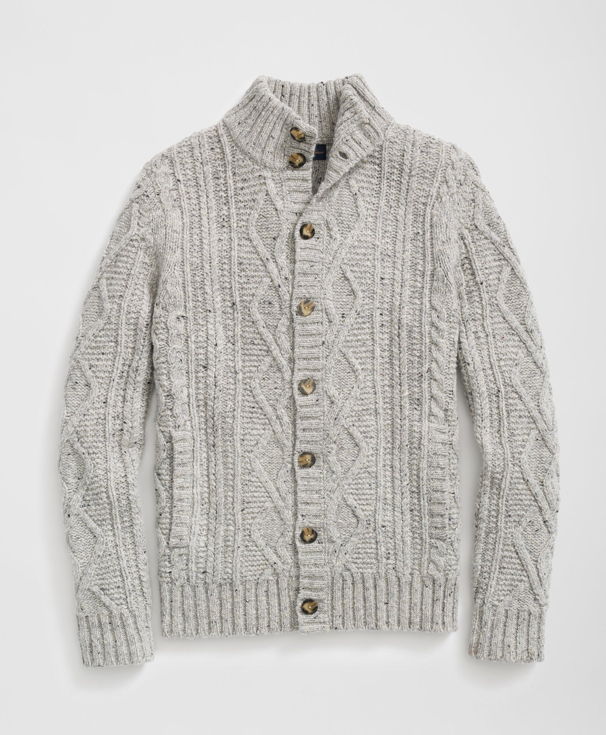 Big and Tall Cable Sweaters Brooks Brothers