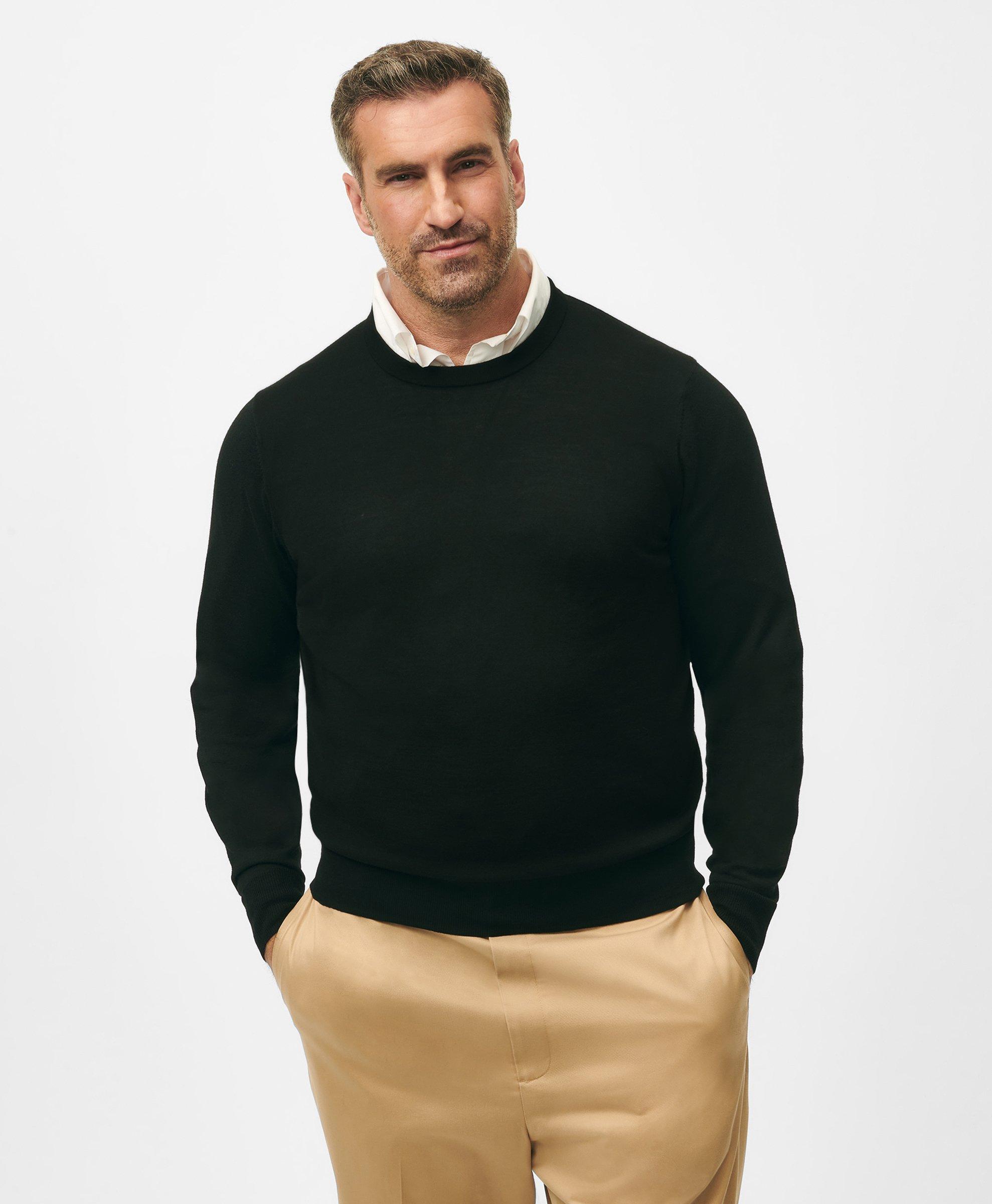 Big and Tall Black Sweaters Brooks Brothers