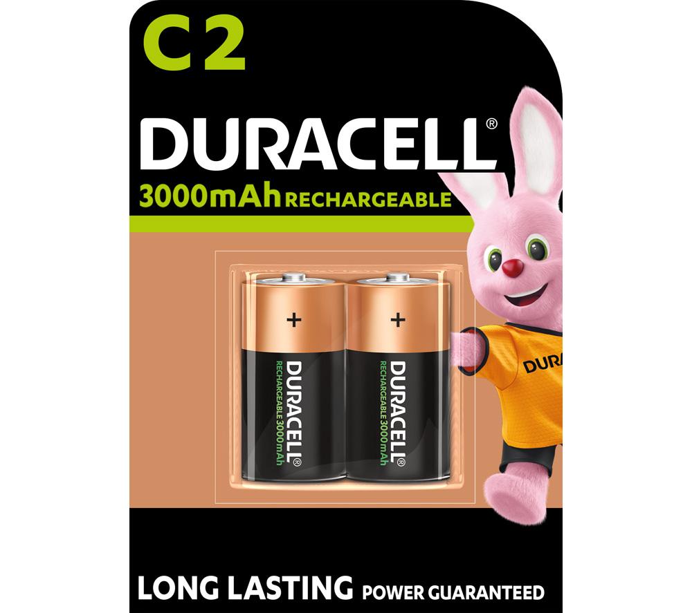 DURACELL LR14/MN1400 Accu C Rechargeable NiMH Batteries - Pack of 2