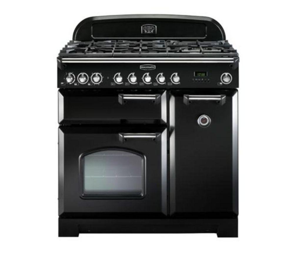 RANGEMASTER Classic Deluxe 90 Dual Fuel Range Cooker - Black