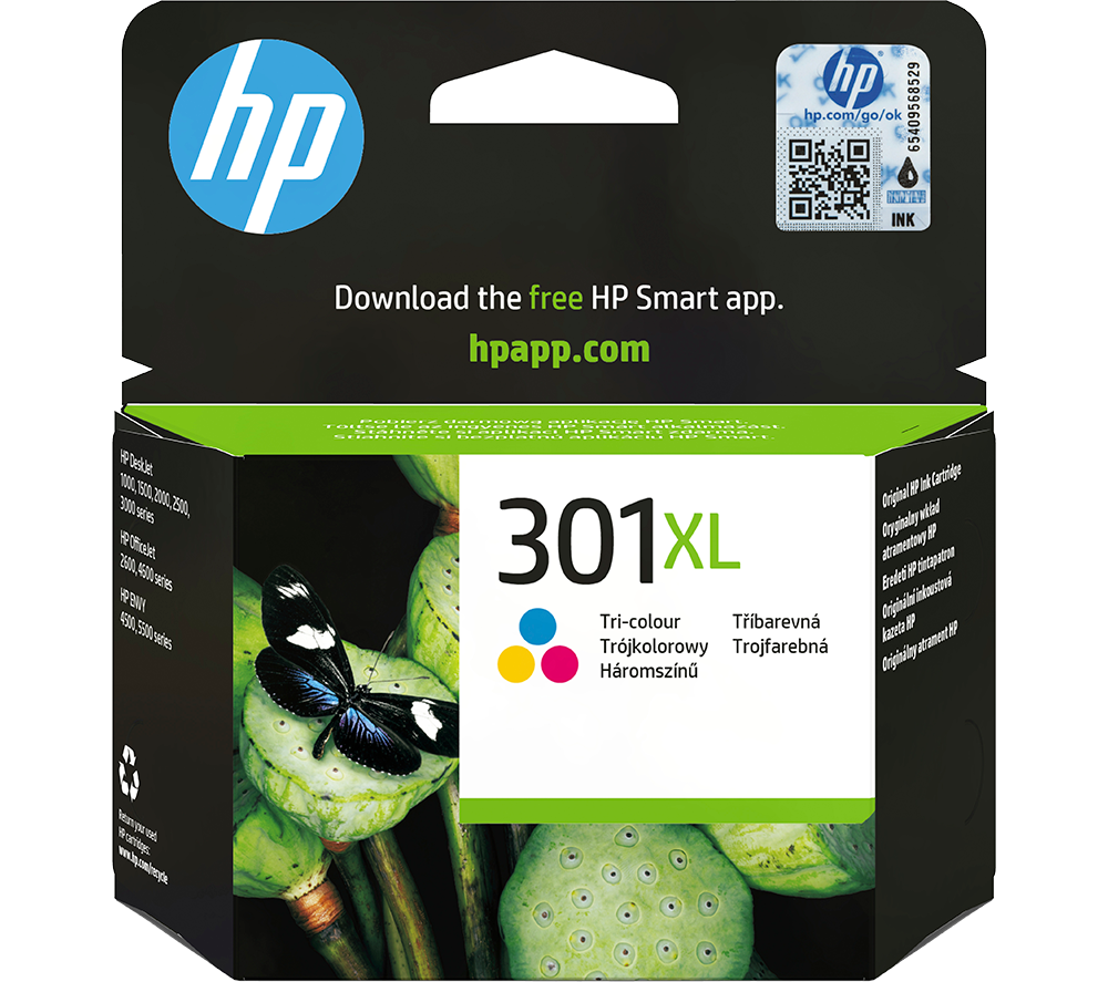 HP 301XL Tri-colour Ink Cartridge