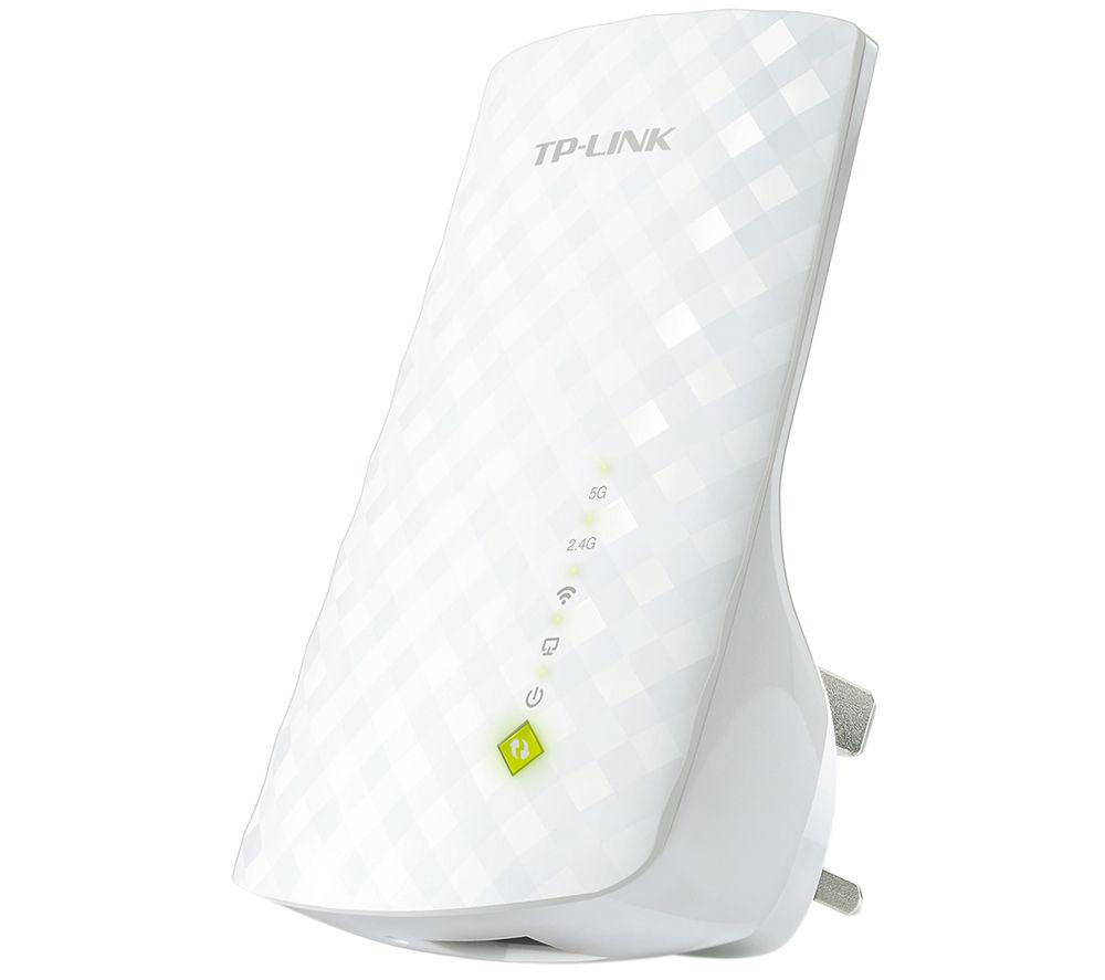 TP-LINK RE200 WiFi Range Extender - AC 750  Dual-band  White
