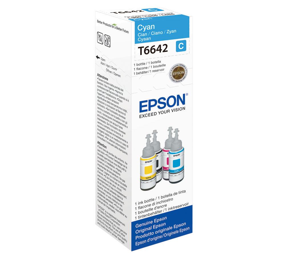 EPSON T6642 Cyan Ecotank Ink Bottle - 70 ml