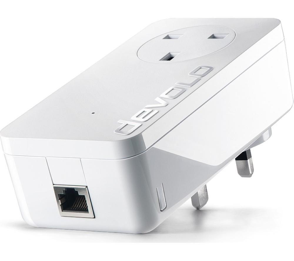 DEVOLO dLAN 1200 Powerline Adapter Single Unit  White