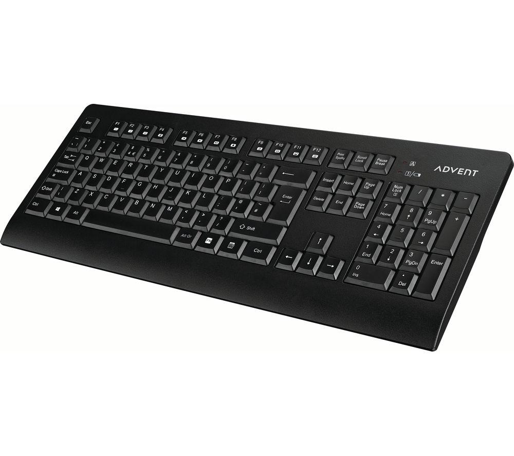 ADVENT AKBWL15 Wireless Keyboard  Black