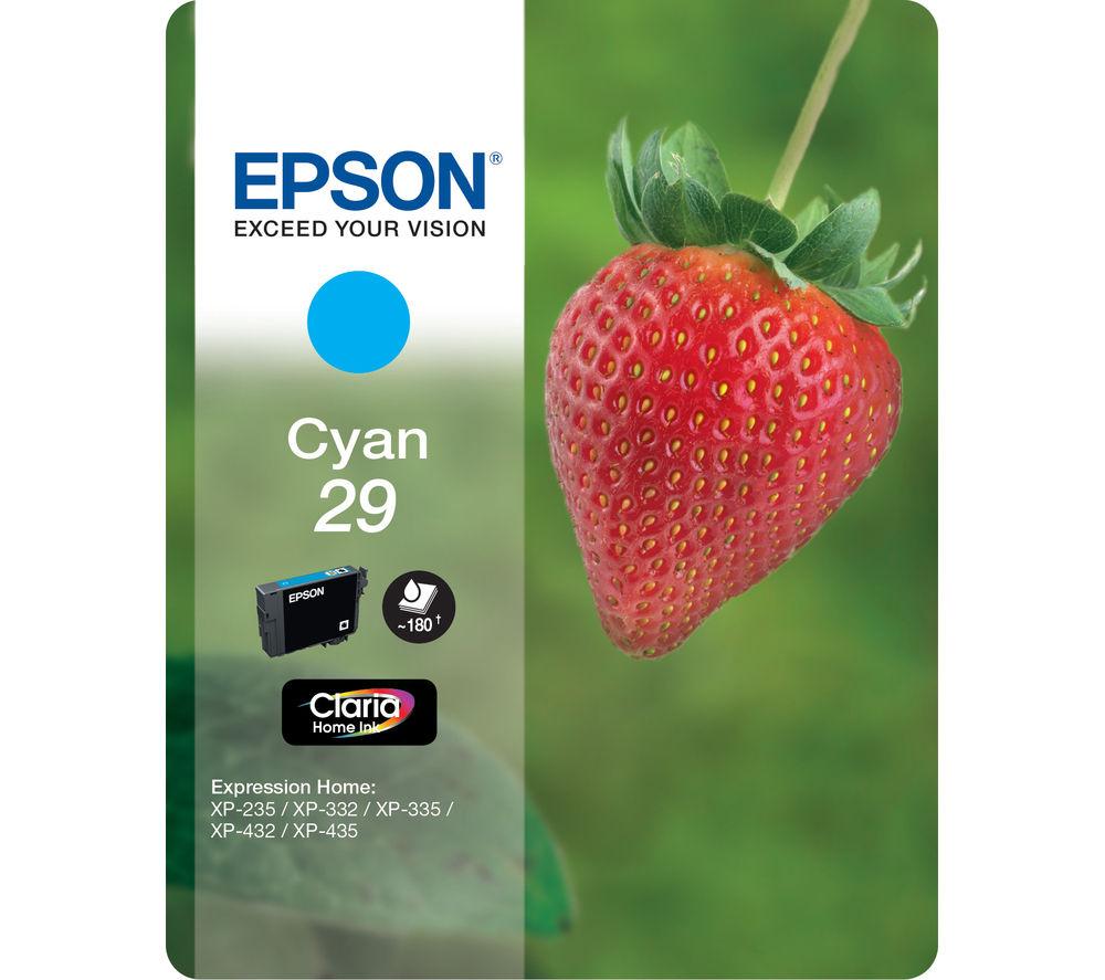 EPSON Strawberry 29 Cyan Ink Cartridge