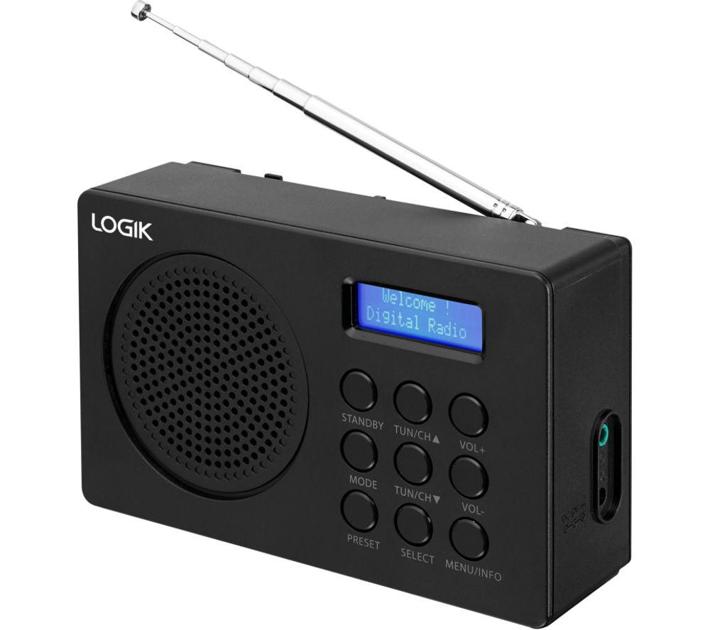 LOGIK L2DAB16 Portable DAB/FM Radio - Black