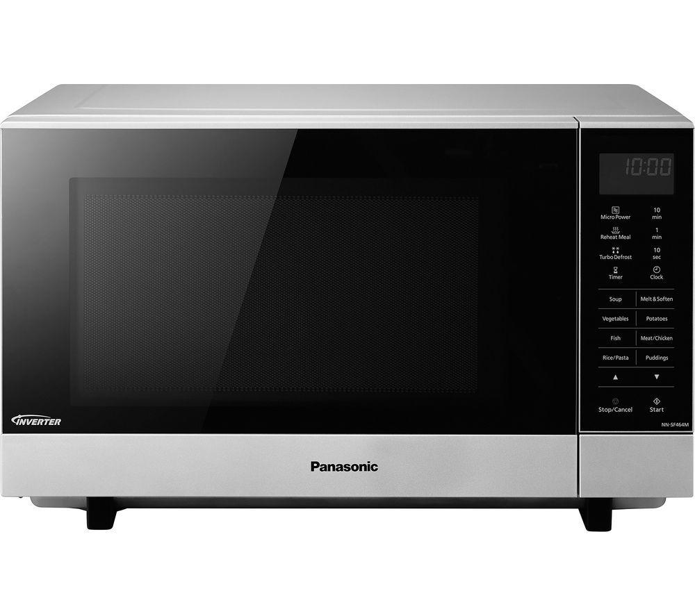 PANASONIC NN-SF464MBPQ Solo Microwave - Silver