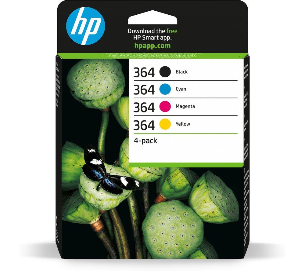 HP 364 Cyan  Magenta  Yellow & Black Ink Cartridges - Multipack