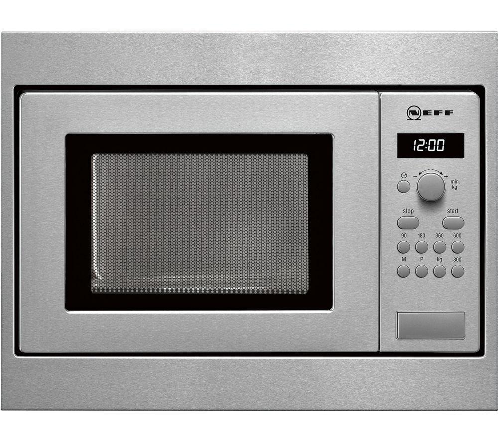 NEFF N30 H53W50N3GB Built-in Solo Microwave - Stainless Steel