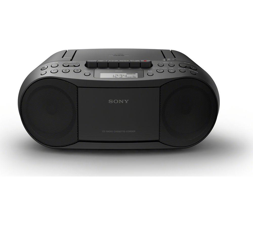 SONY CFD-S70 FM/AM Boombox - Black