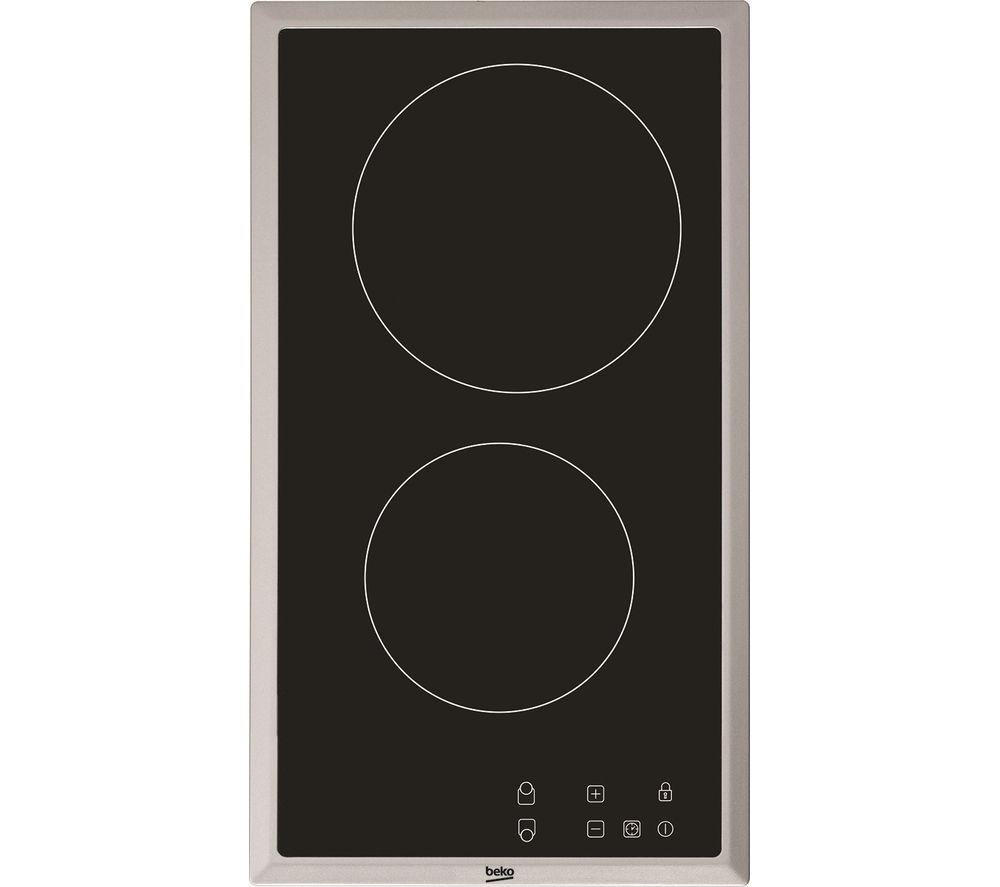BEKO HDMC32400TX Electric Ceramic Domino Hob - Black