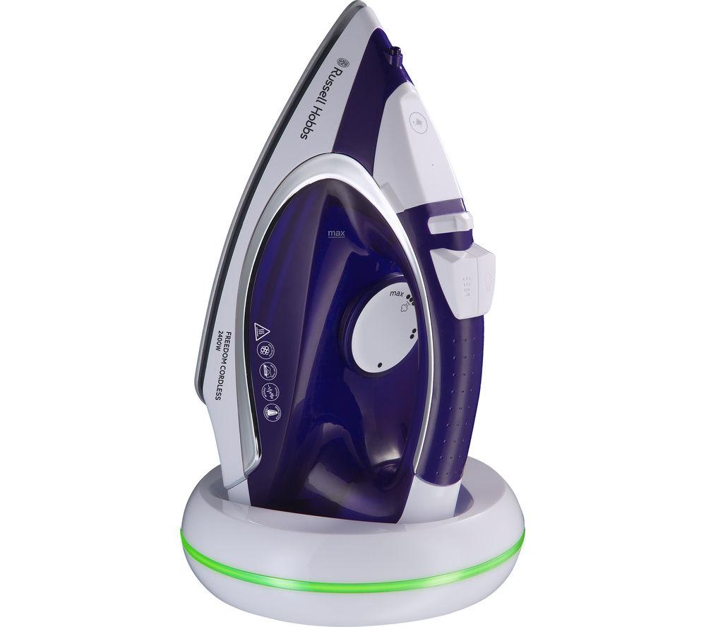 RUSSELL HOBBS Freedom 23300 Cordless Steam Iron - Purple & White