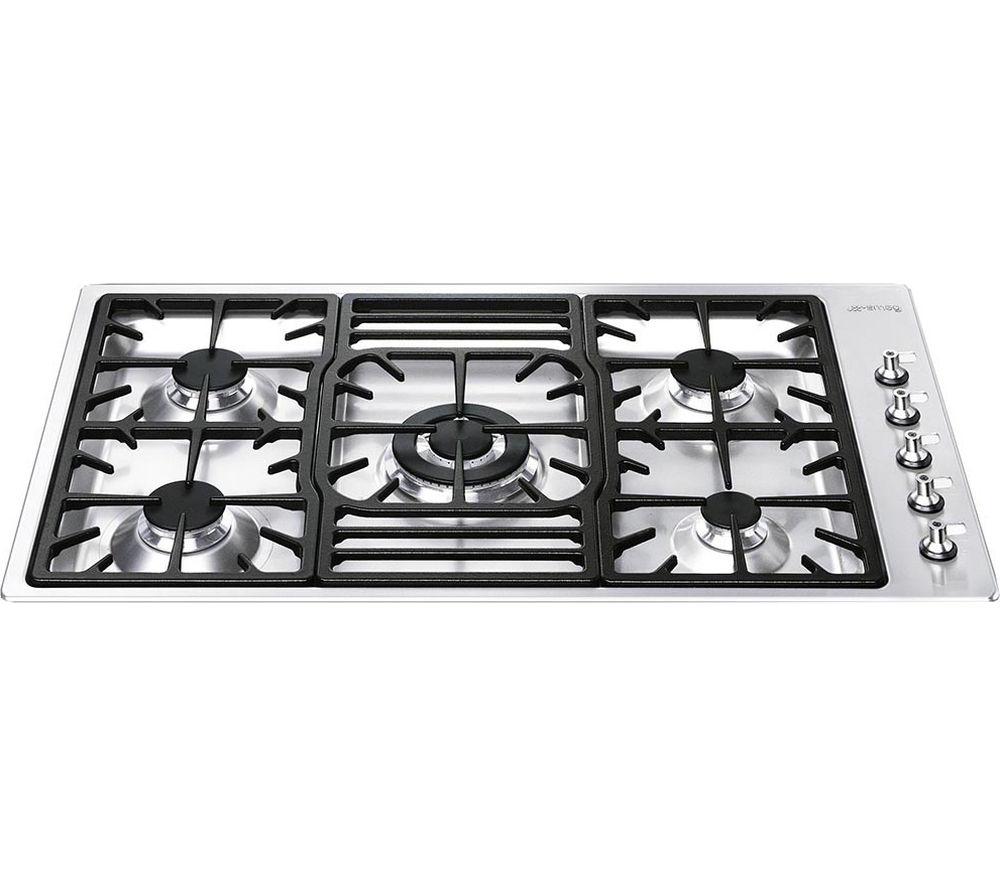 SMEG Classic PGF95-4 Gas Hob - Stainless Steel