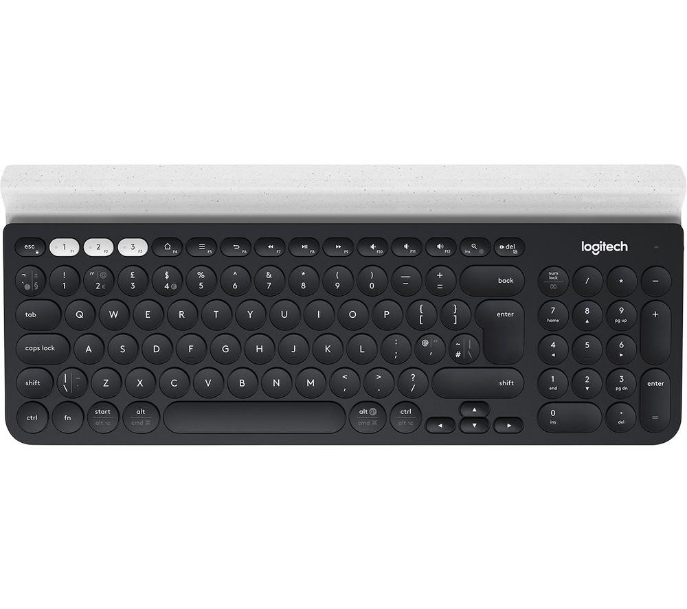 LOGITECH K780 Multi-Device Wireless Keyboard  Black