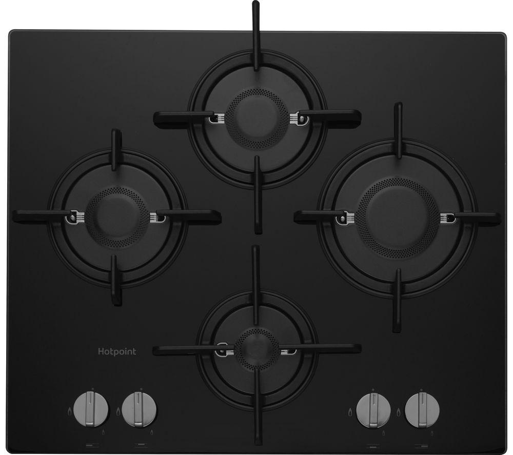HOTPOINT Direct Flame FTGHG 641 D/H Gas Hob - Black