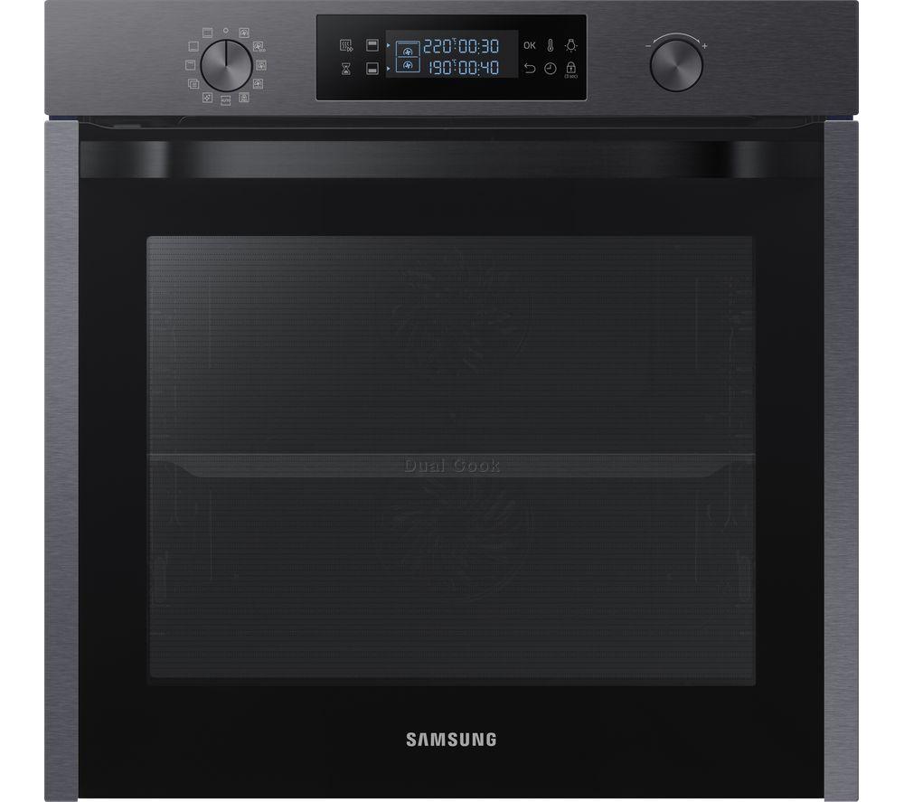 SAMSUNG Dual Cook NV75K5571 Electric Oven - Black