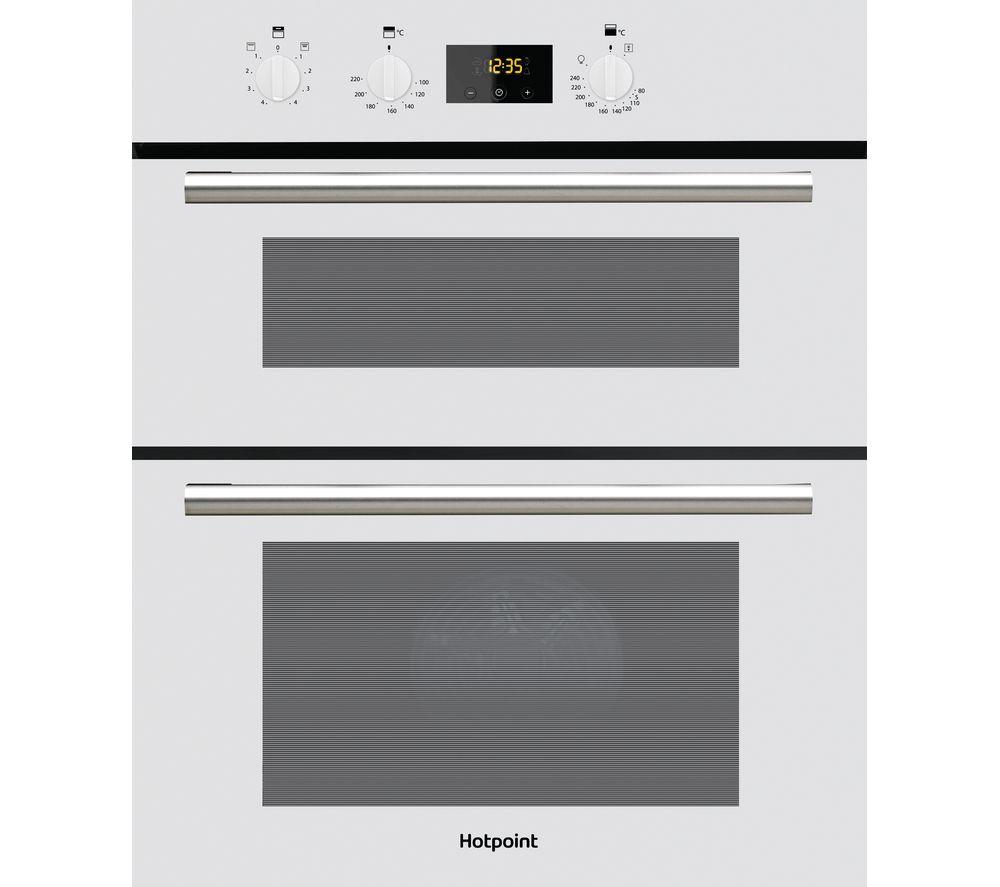 HOTPOINT Class 2 DU2 540 Electric Built-under Double Oven - White