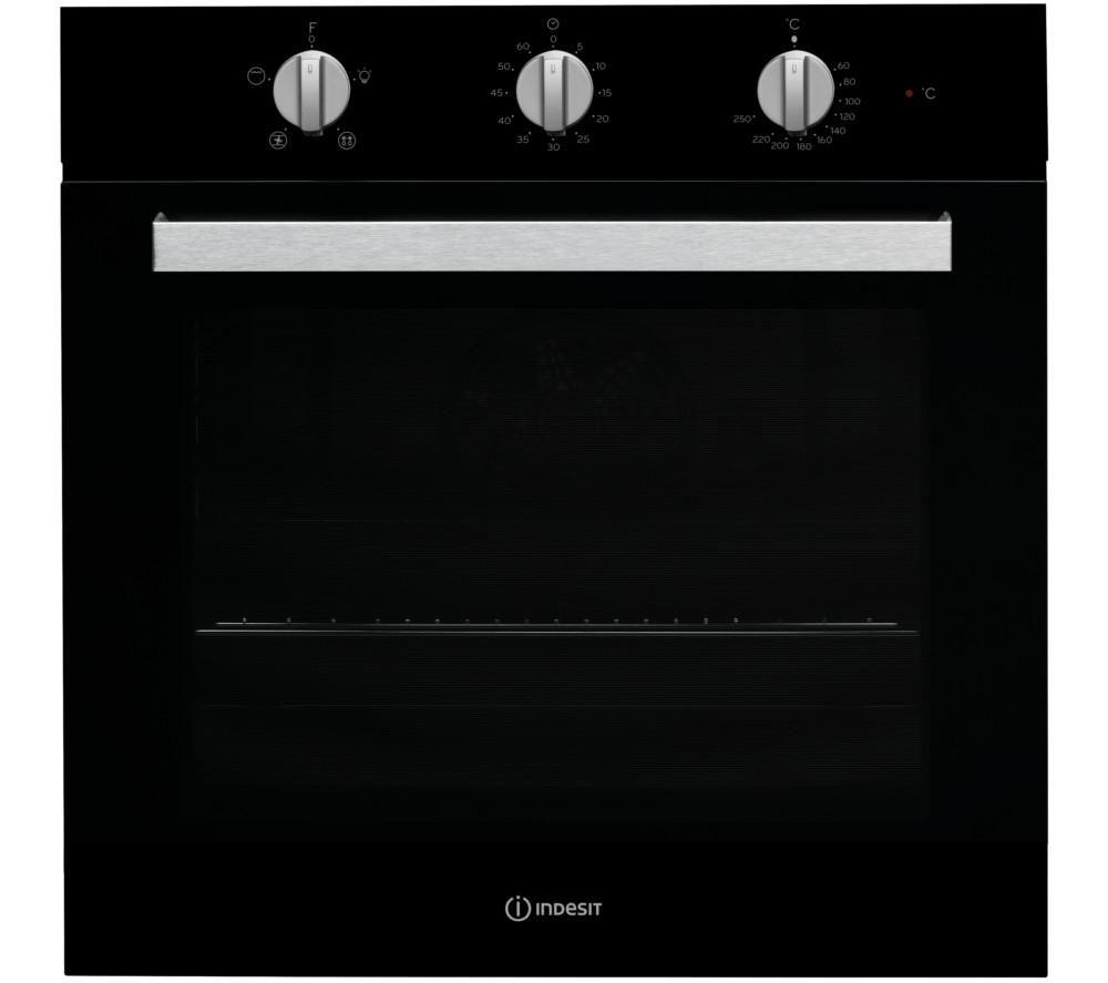 INDESIT Aria IFW 6330 Electric Single Oven - Black