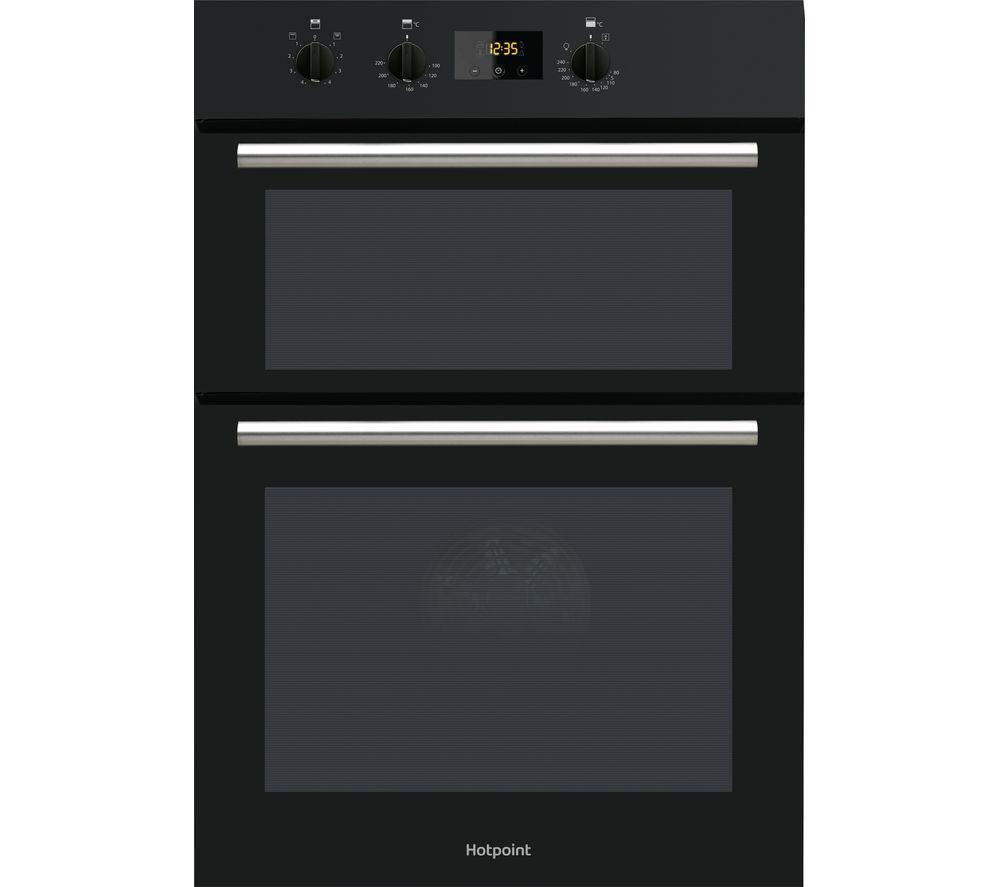 HOTPOINT Class 2 DD2 540 BL Electric Double Oven - Black