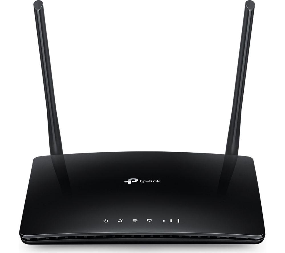 TP-LINK Archer MR200 WiFi 4G Router - AC 750  Dual-band  Black