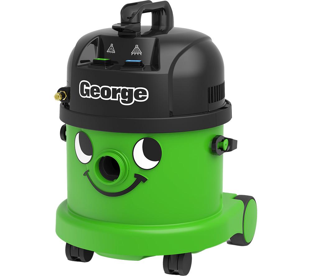 NUMATIC George Hoover GVE370 3-in-1 Cylinder Wet & Dry Vacuum Cleaner - Green & Black
