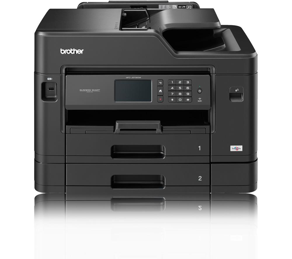 BROTHER MFCJ5730DW All-in-One Wireless A3 Inkjet Printer with Fax  Black
