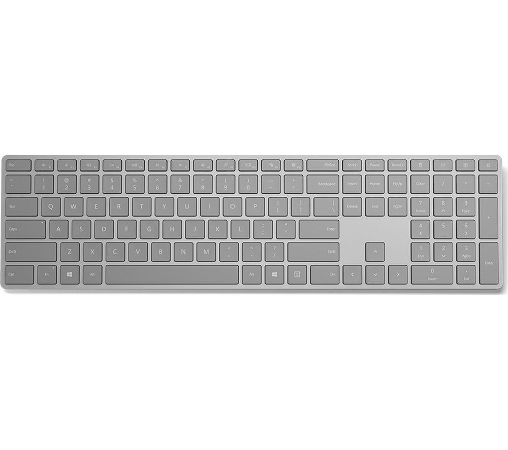 MICROSOFT Surface Wireless Keyboard - Grey  Silver/Grey