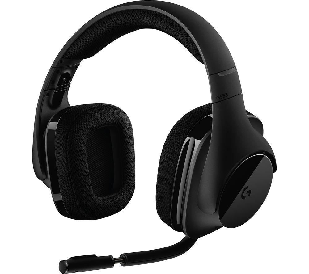 LOGITECH G533 Wireless 7.1 Gaming Headset - Black
