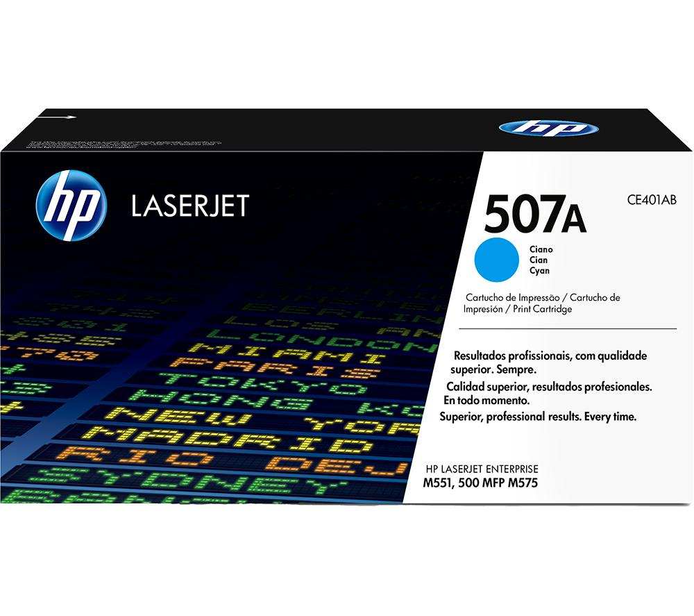 HP 507A Cyan Toner Cartridge