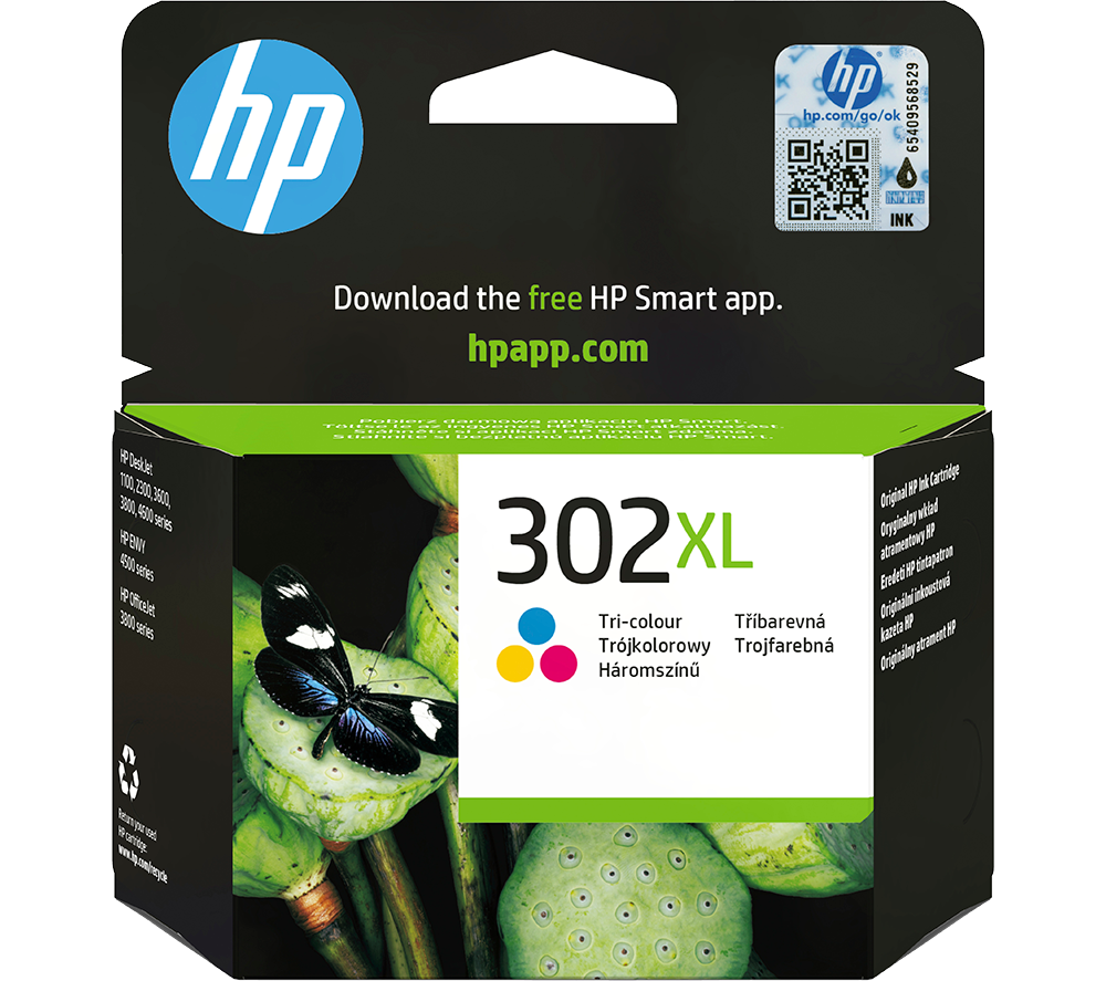 HP 302XL Tricolour Ink Cartridge