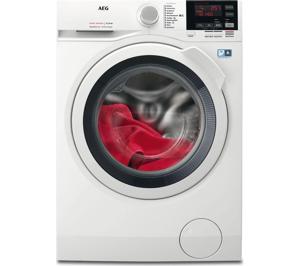 AEG 7000 Series L7WBG741R 7 kg Washer Dryer - White