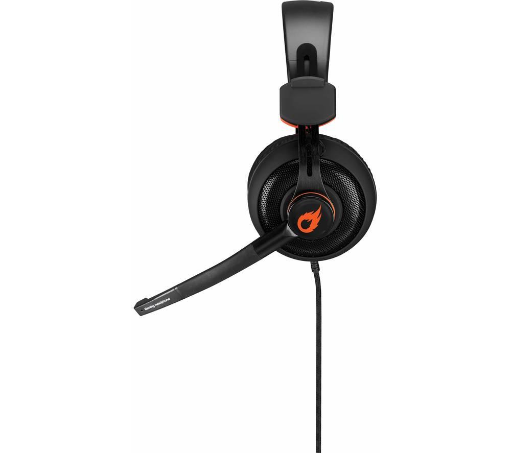 ADX Firestorm A01 Gaming Headset - Black & Orange  Orange Black