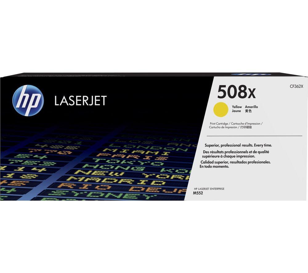 HP 508X High Yield Original LaserJet Yellow Toner Cartridge