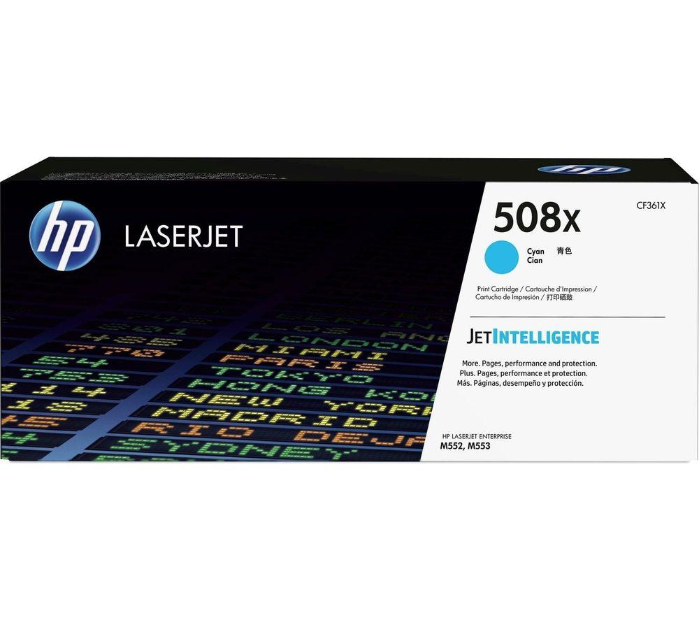 HP 508X High Yield Original LaserJet Cyan Toner Cartridge