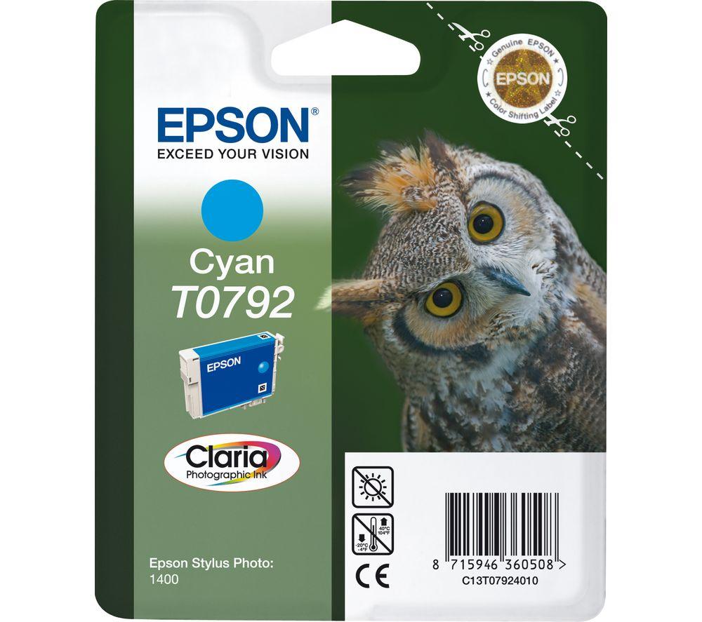 Epson T0792 Owl Cyan Ink Cartridge