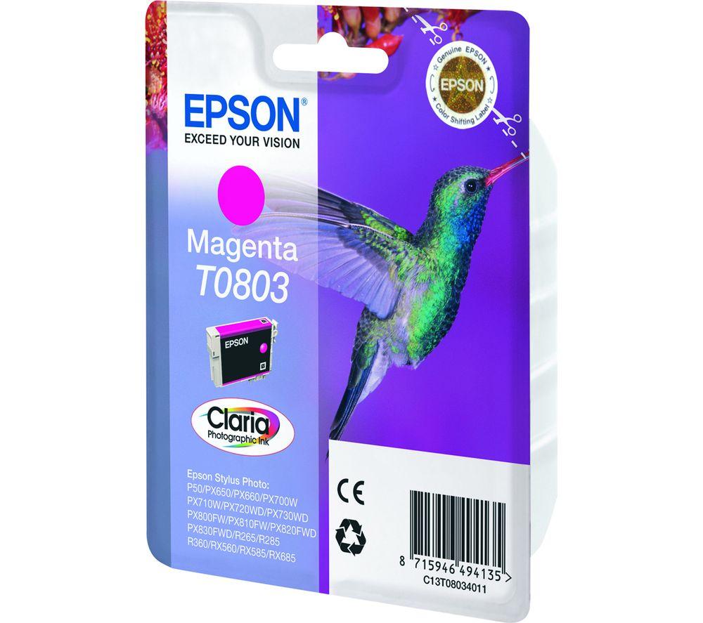 Epson T0803 Hummingbird Magenta Ink Cartridge