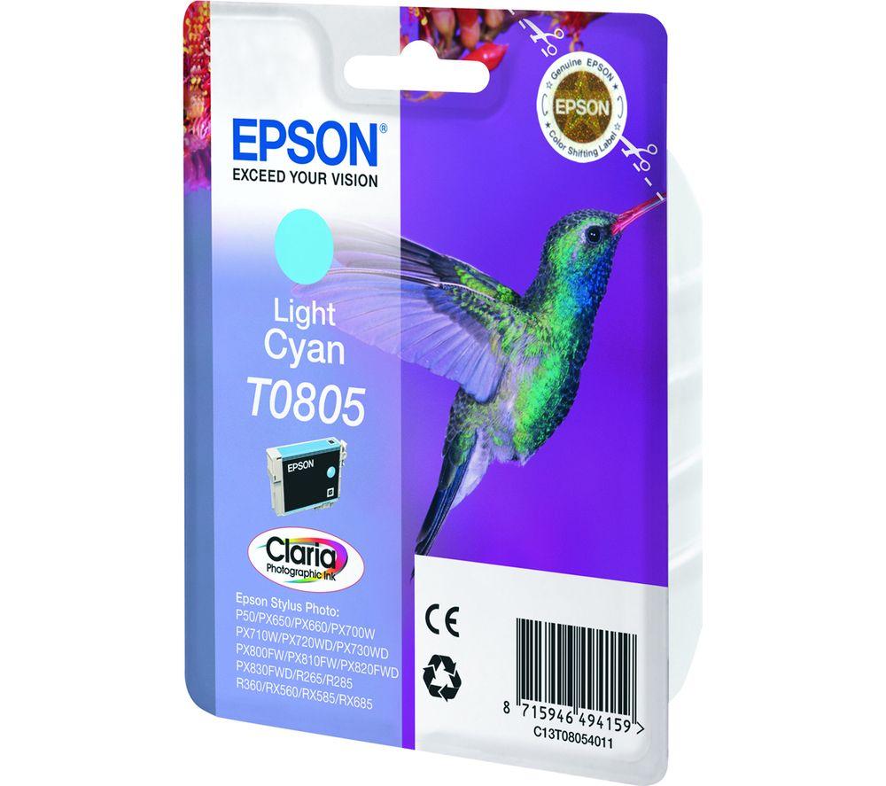 Epson T0805 Hummingbird Light Cyan Ink Cartridge